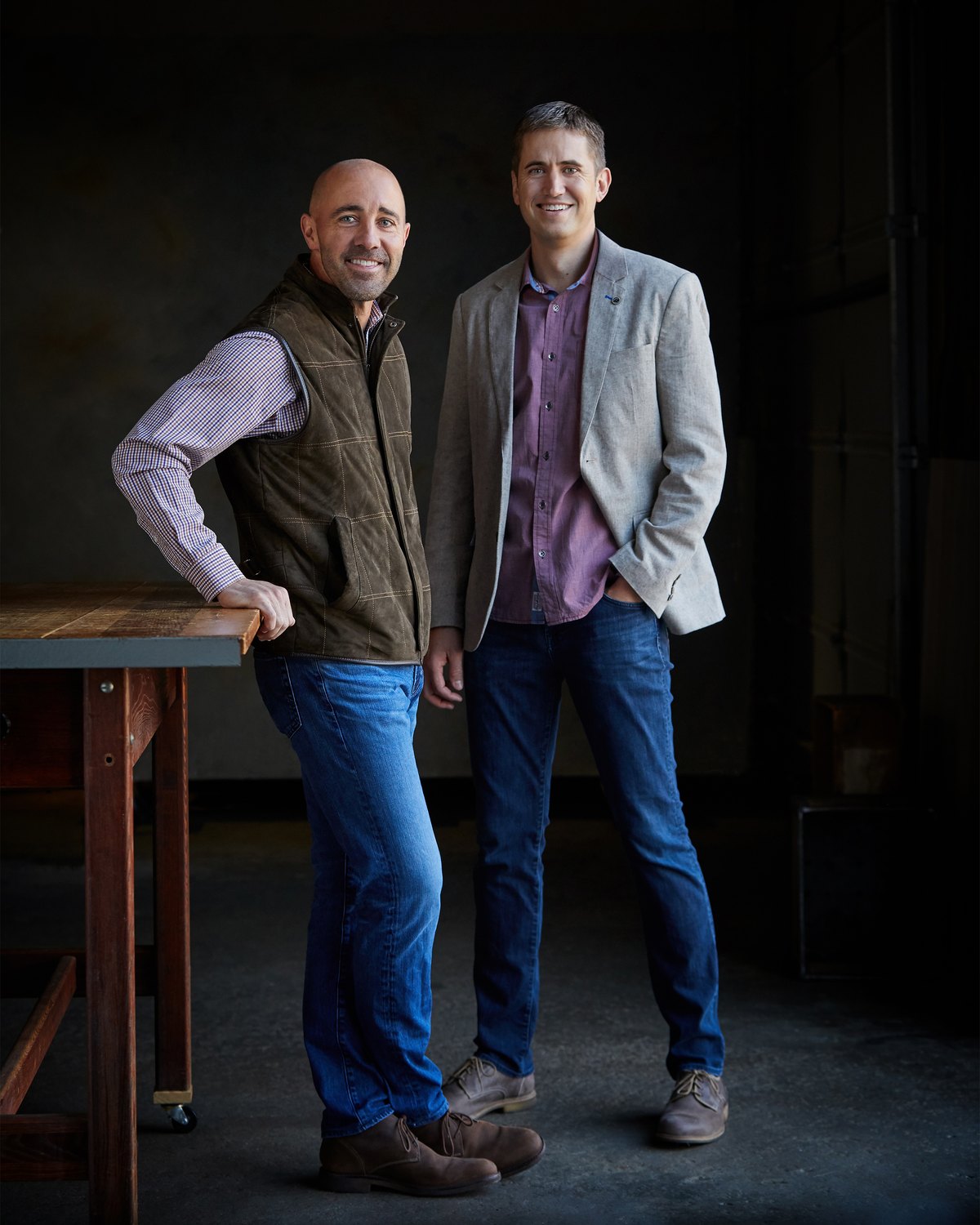 Dr. Darrel Sherman and Dr. Patrick Briscoe.